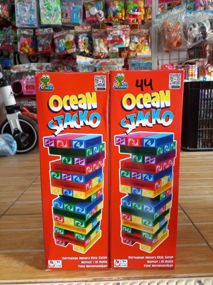 mainan anak ocean stacko blocks susun