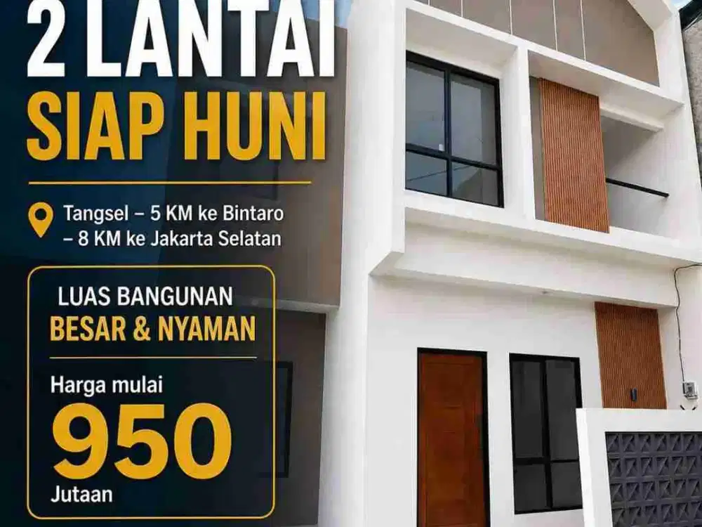 RUMAH MURAH READY SIAP HUNI TANGERANG SELATAN