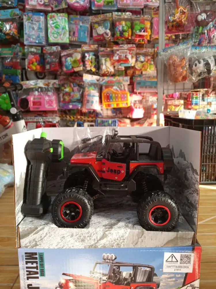 mainan anak rc jeep pintu bisa dibuka