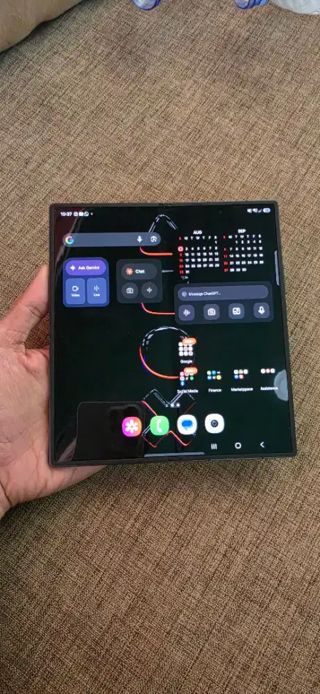Samsung Galaxy Z Fold 7 memori 512GB sein