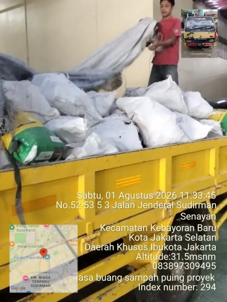 Jasa buang puing sampah