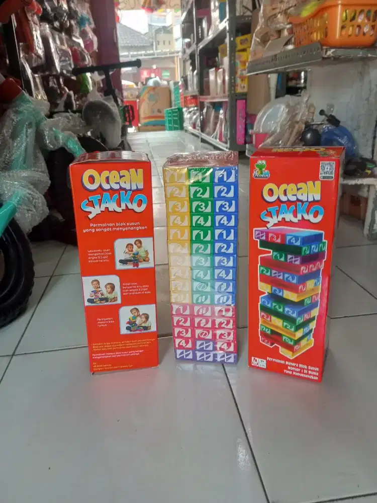 Mainan anak ocean stacko