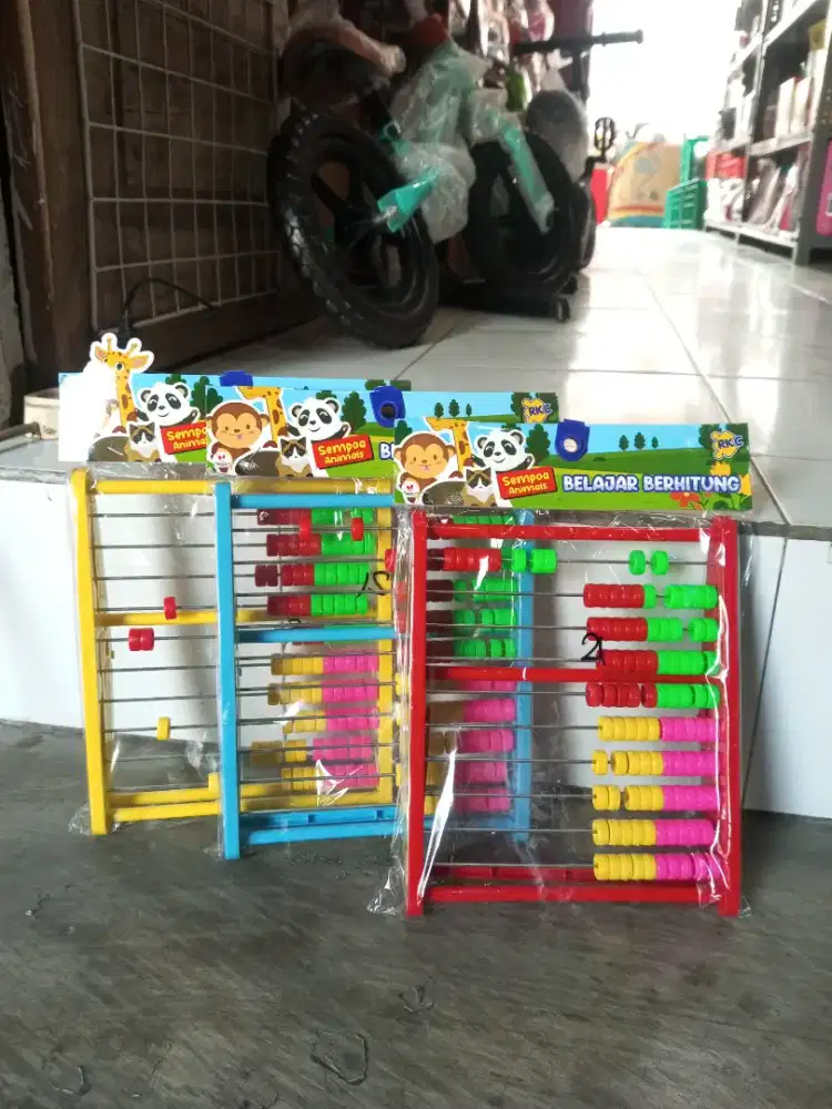 Mainan anak sempoa hitung
