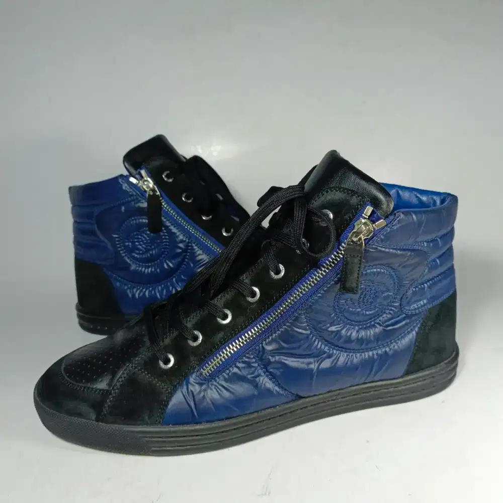 Chanel original leather boot 42 size man shoes