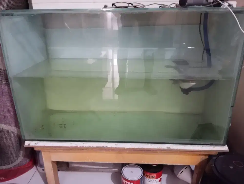 Dijual Aquarium beserta ikan chana