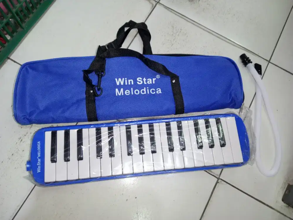 Mainan anak pianika tiup win star melodica