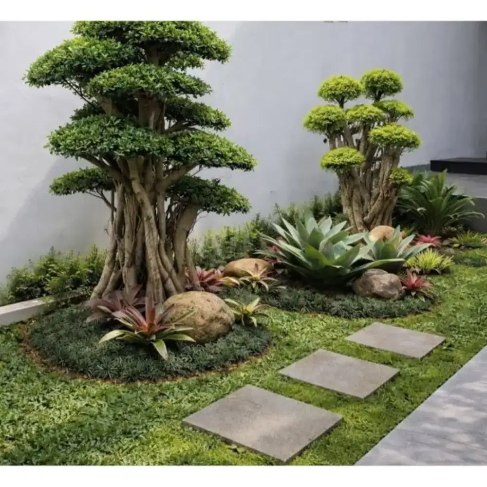 Jasa pembuatan taman Jepang taman sintetis taman korea taman bermain *