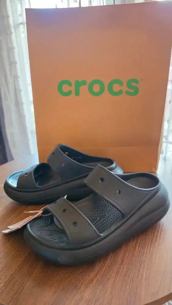 Crocs Classic Crush Sandal Black Original
