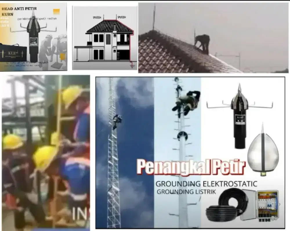 Agen ahli jasa pasang anti penangkal petir dan grounding mesin