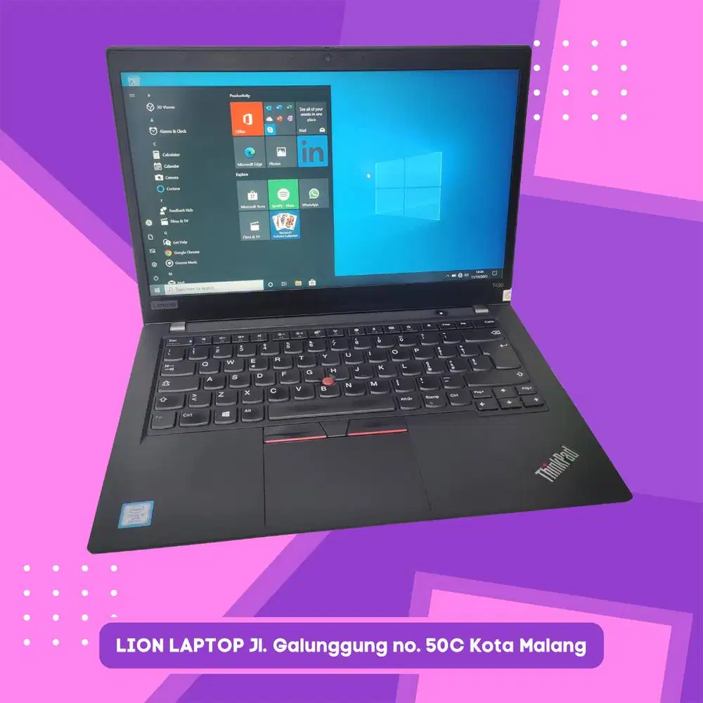 RAM 16GB i5 Gen 8 SSD 256GB Lenovo Thinkpad T490 [02|08]