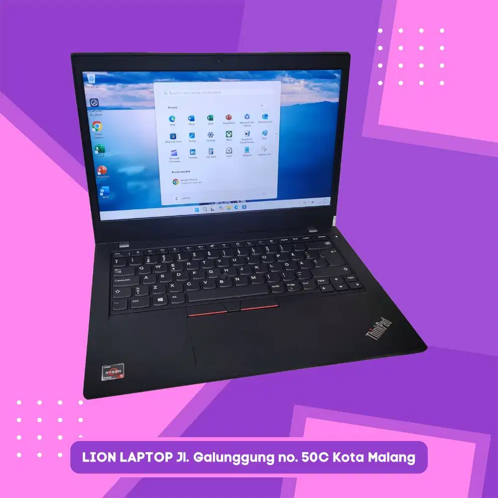 Gaming/Editing AMD Ryzen 5 PRO 8/256 MULUS Lenovo Thinkpad L14 [02|08]