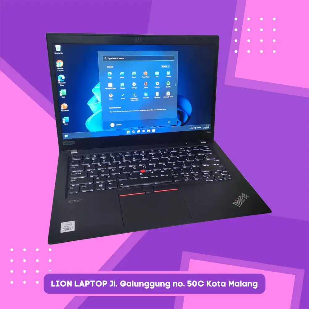 RAM 16GB Core i7 Gen 10 Slim SSD 256GB Lenovo Thinkpad T14S [02|08]