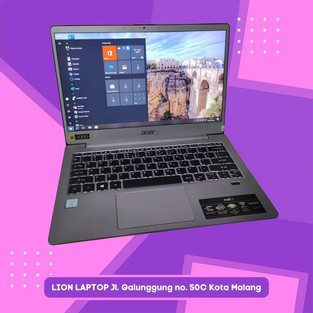 Super Slim Core i5 Gen 8 8/25 Acer Swift 3 SF313-51 [02|08]