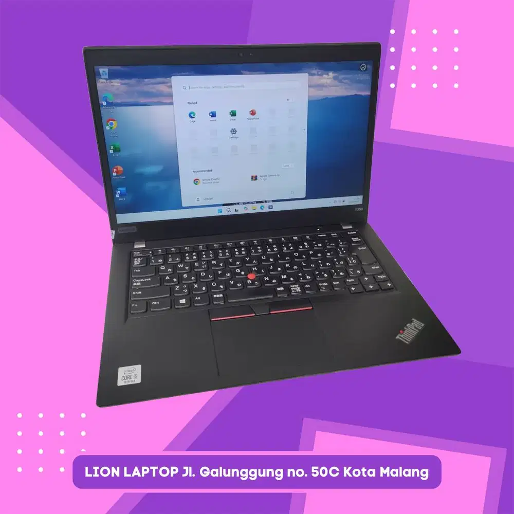 i5 GEN 10 Murah RAM 8GB Lenovo Thinkpad X390 [02|08]