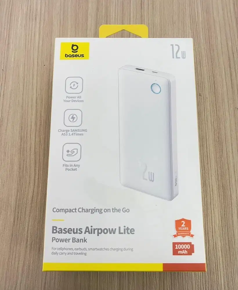 powerbank baseus airpow lite
