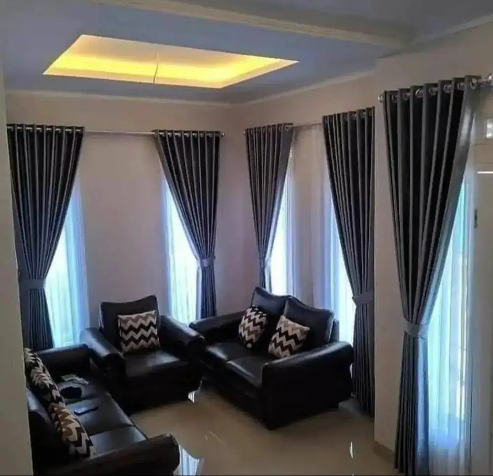 Jual gorden model terbaru gorden blackout vitrase gorden skat klinik