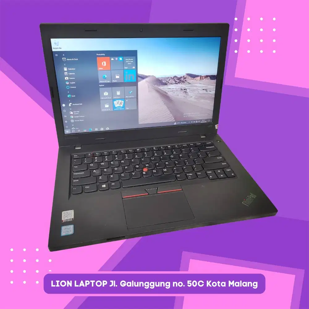 Double VGA Core i5 RAM 8 SSD Lenovo Thinkpad L470 [02|08]