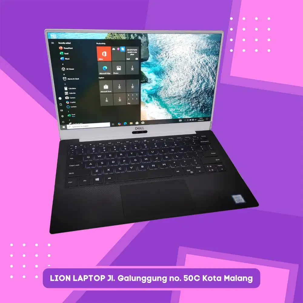 Slim & Ringan Core i5 RAM 8 SSD 256 DELL XPS 13 9370 [02|08]