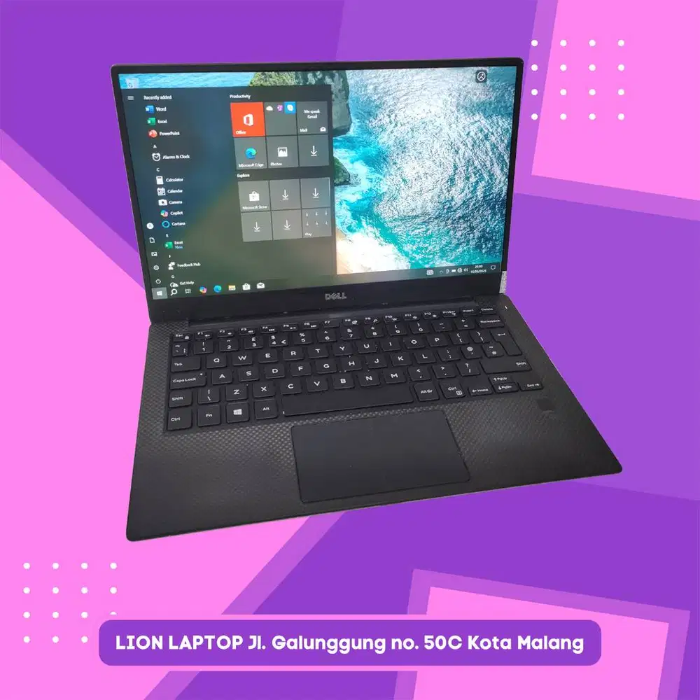 Slim & Ringan Core i7 RAM 8 SSD 256 DELL XPS 13 9360 [02|08]