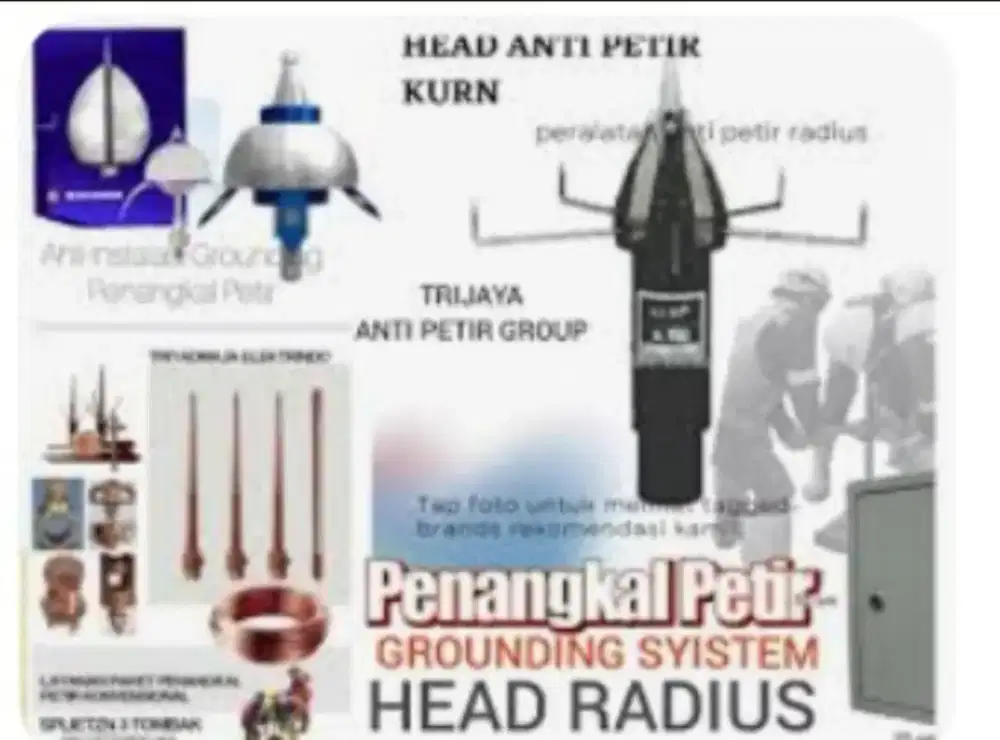 Asli jasa pasang anti penangkal petir dan grounding mesin