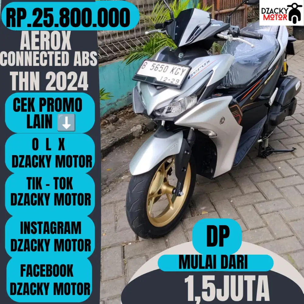 AEROX CONNECTED ABS THN 2024 SECOND LIKE NEW