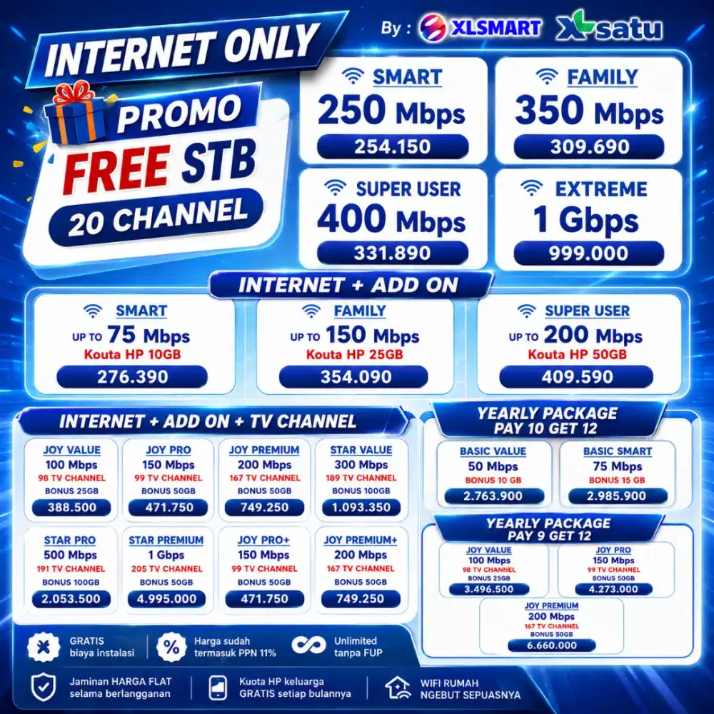 Wifi Rumah XL Satu