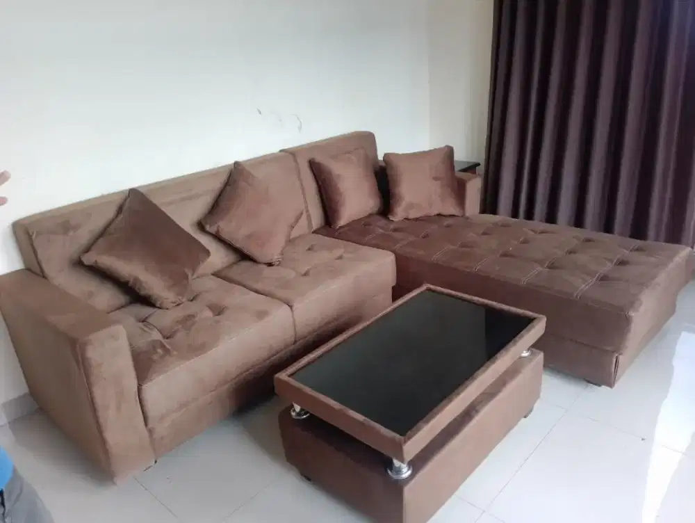 Sofa L minimalis baru