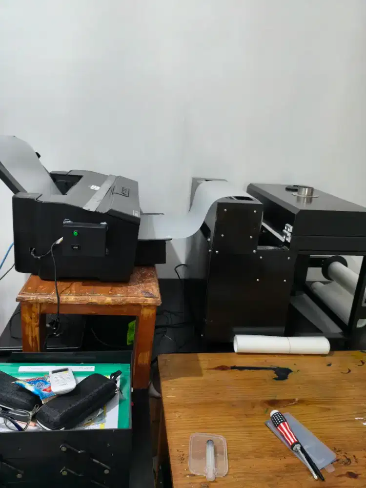 Bismillah Jual Dtf printer epson L1800 upgred ke dtf lengkap dgn oven