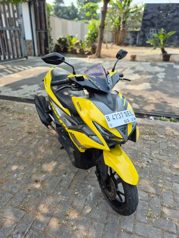 Jual Yamaha aerox 155 tahun 2018 surat lengkap mesin bagus