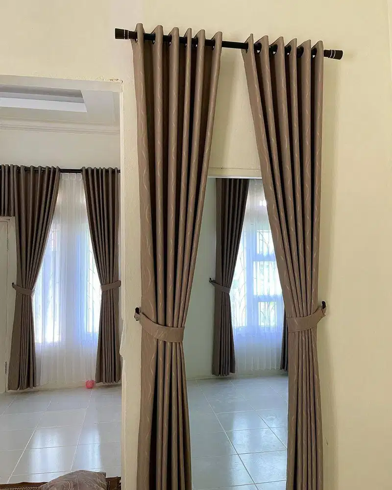 Jasa Buat gorden jendela pintu gorden blackout hordeng vitrase hordeng