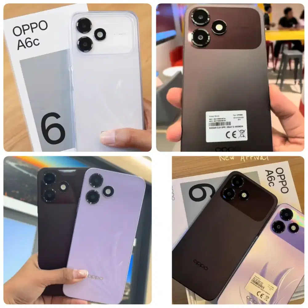 Oppo A6c Series 12/64GB Bisa Kredit Tanpa DP