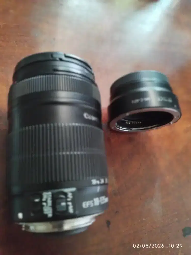 Canon 18 - 135 mm Meike adapter