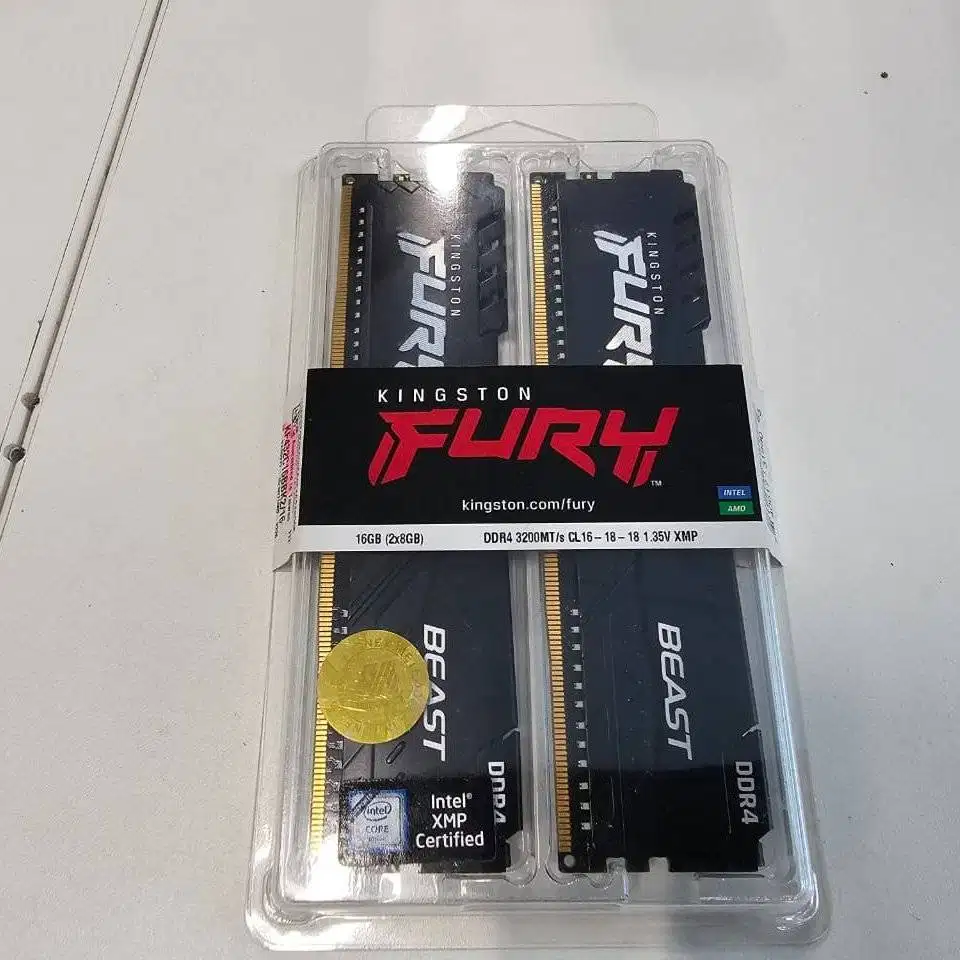 Kingston Fury Beast DDR4 16GB (8x2) - RAM Dual Channel 3200MHz