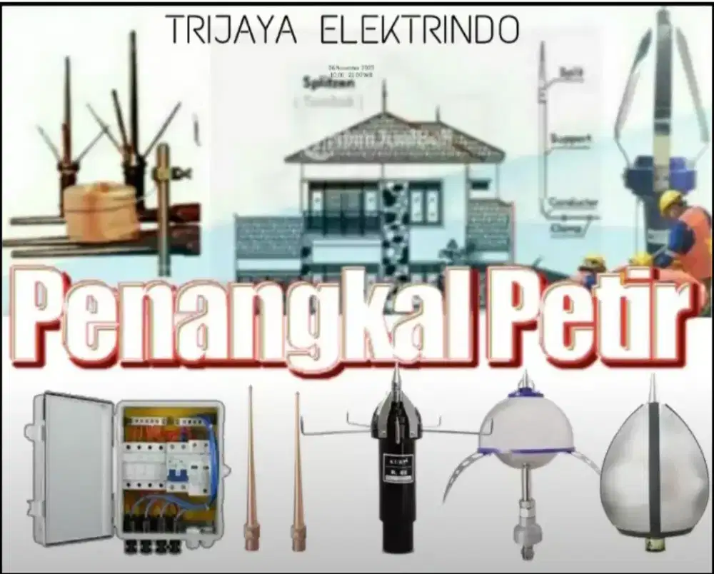 Teknisi ahli jasa pasang anti penangkal petir dan grounding mesin