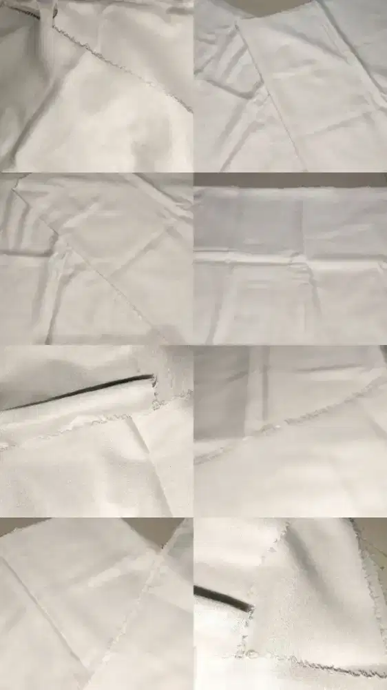Hijab Segi Empat, Off-White / Broken White (putih tulang).
