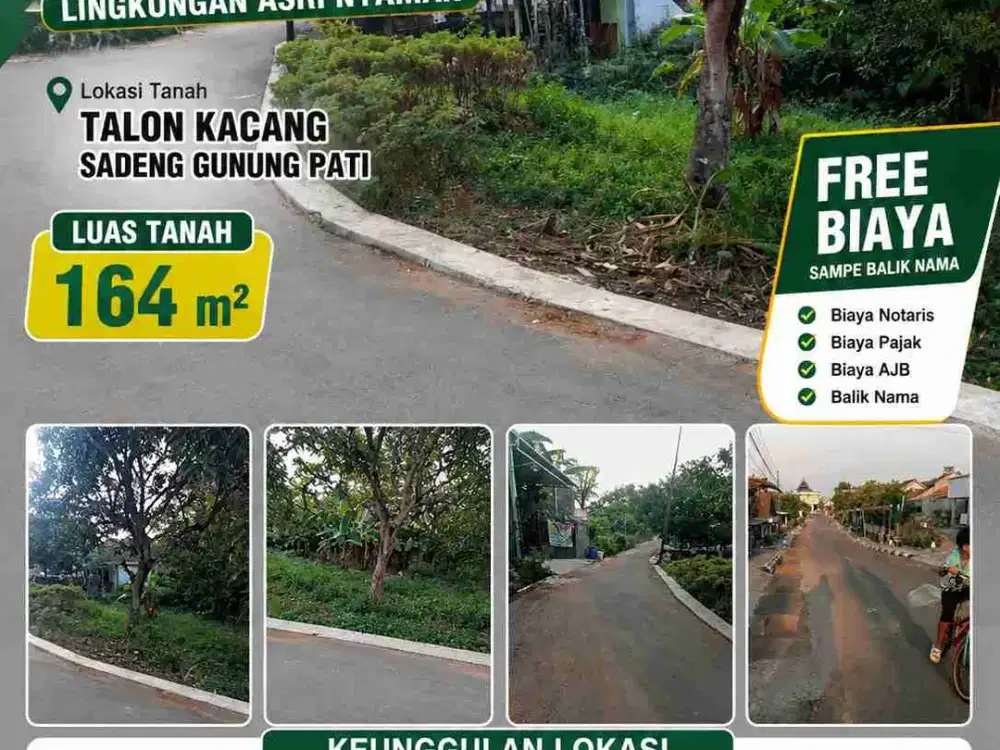 promo kavling murah siap bangun di Talon kacang sadeng