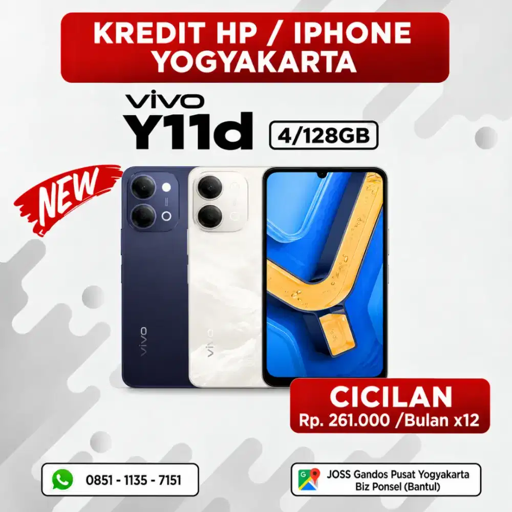 JUAL HP VIVO Y11D 4/128GB | PROMO KREDIT CICILAN TANPA DP