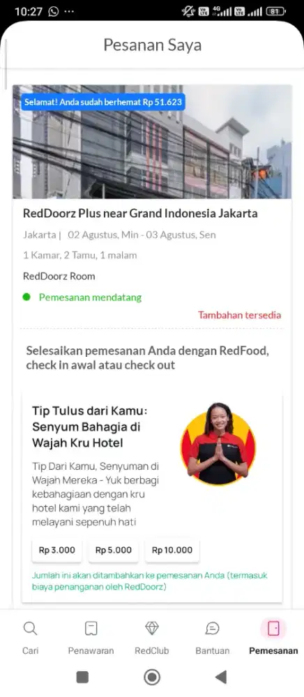 Penginapan dekat mall gi