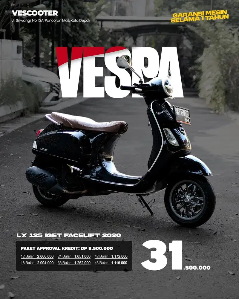 PIAGGIO VESPA MATIC VESPA LX 125 IGET 2020