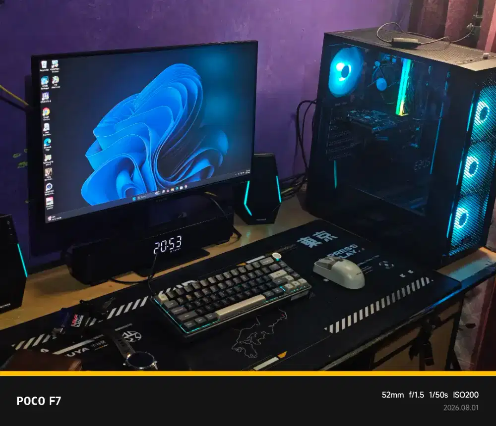 Pc gaming core i5 gen 10 + monitor 24 inch 144hz