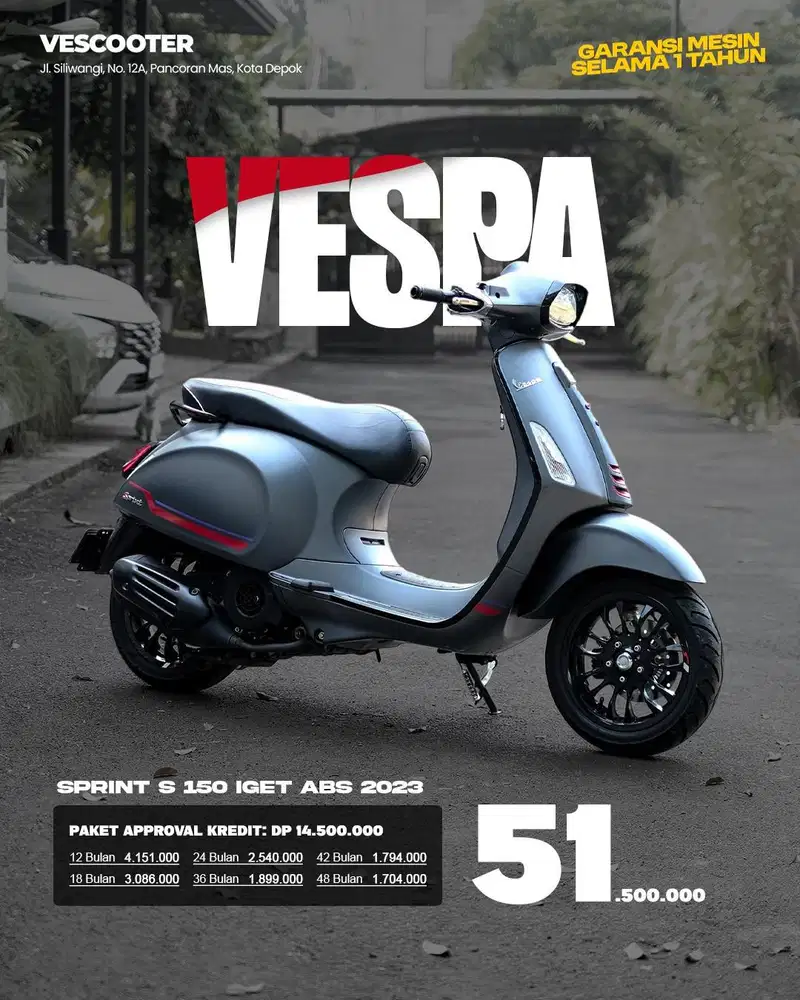 PIAGGIO VESPA MATIC SPRINT 150 IGET ABS FACELIFT 2022