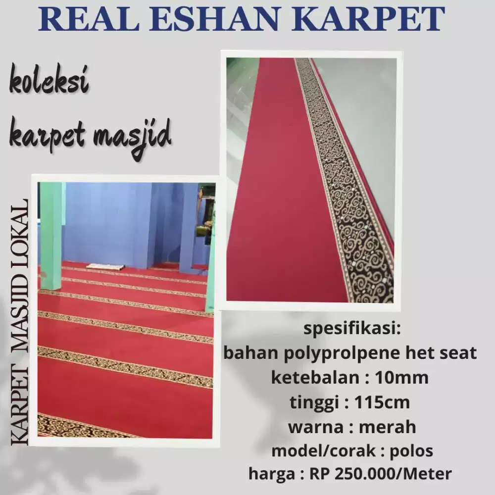 jual karpet masjid lokal 115cm