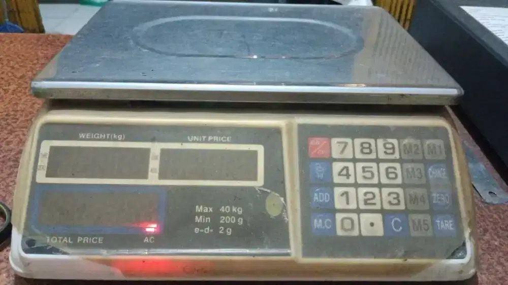 Timbangan buah atau laundry
