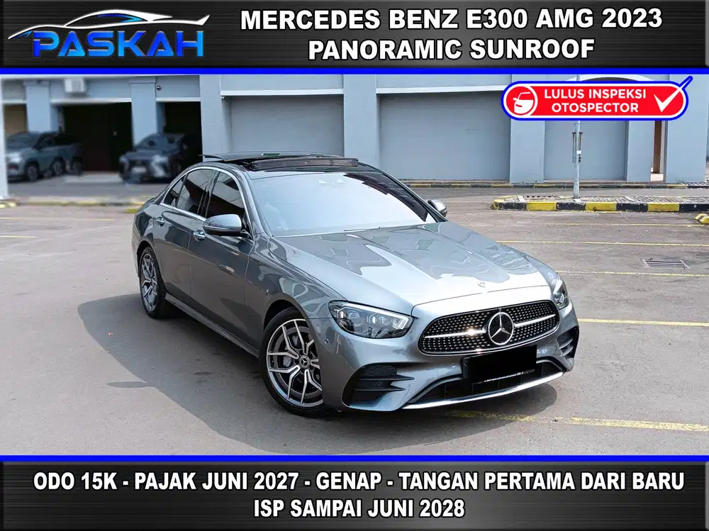 BUNGA=4% PAJAK JUNI 2027 Odo=15k Genap MERCY E300 AMG 2023 e 300 2023