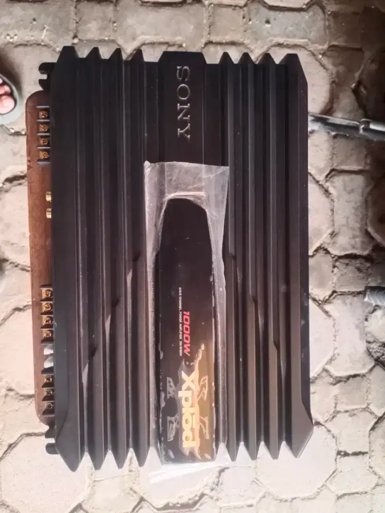 Power 4channel + subwoofer 12 sony xplod