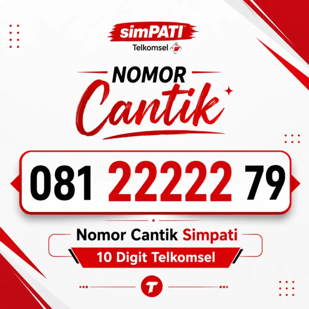 Nomor cantik simpati 10 digit fresh telkomsel