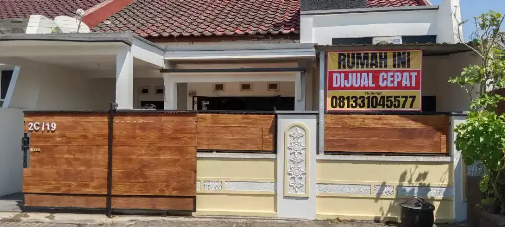 Dijual Rumah Perumahan Borobudur Agung Barat Malang