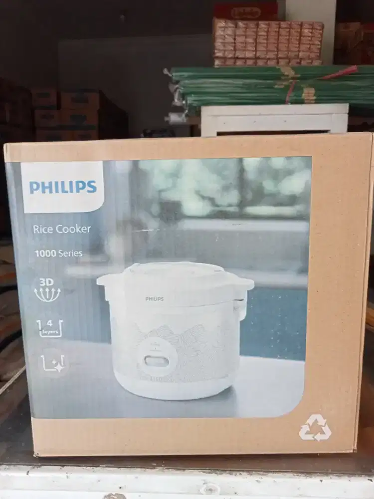 Philips Rice Cooker HD3003/33 1000 Series memiliki kapasitas 1,8 liter