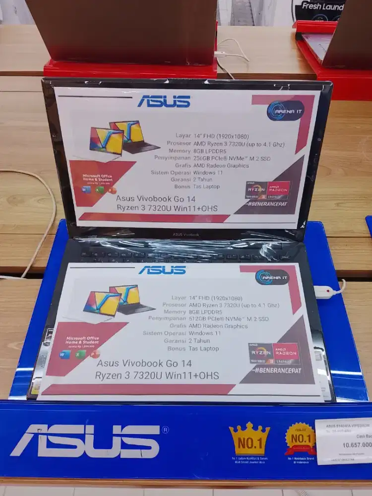 CICILAN ASUS VIVOBOOK GO 14 RYZEN 3 DP 0% FREE 2×
