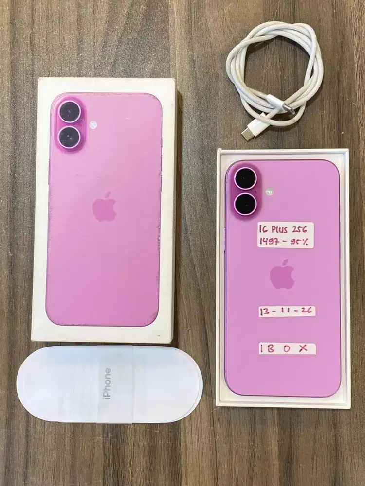 Iphone 16 plus 256gb pink